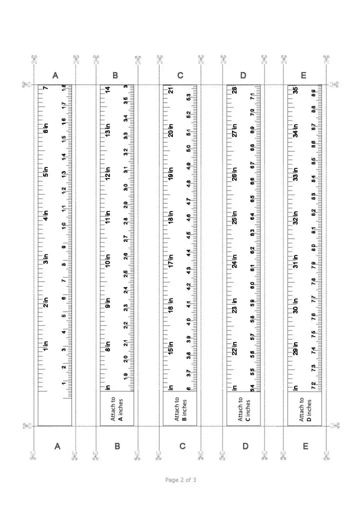 10 practical printable measuring tapes kittybabylovecom