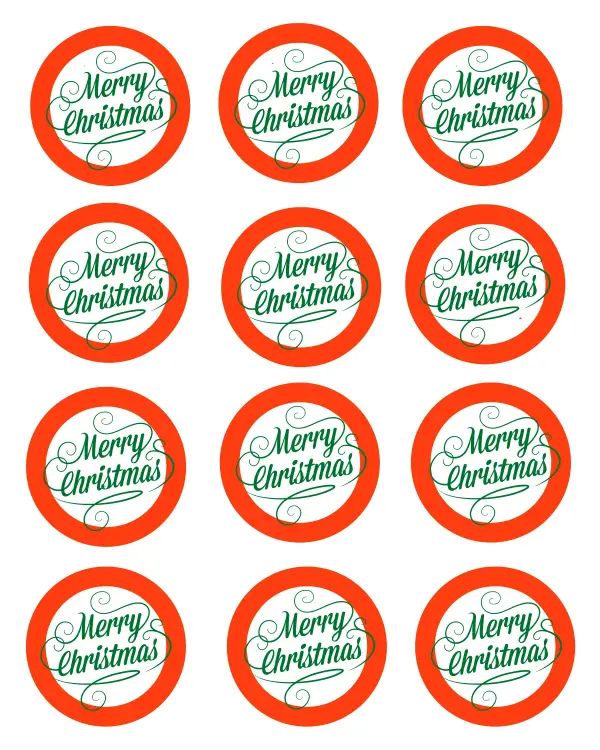 22 Festive Christmas Labels Kitty Baby Love