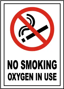 No Smoking Oxygen Signs Printabl