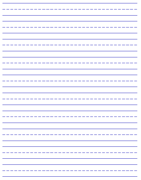 Primary Writing Paper Template 4