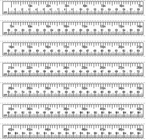 Printable Measuring Tape