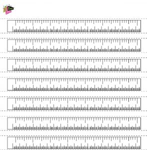 Printable Metric Tape Measure