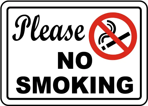 13 Clear Printable No Smoking Signs