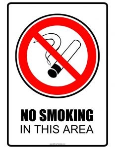 Printable No Smoking Sign to Print