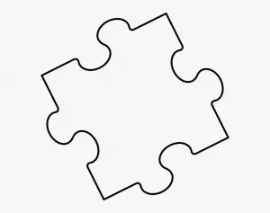 Printable Puzzle Piece Template