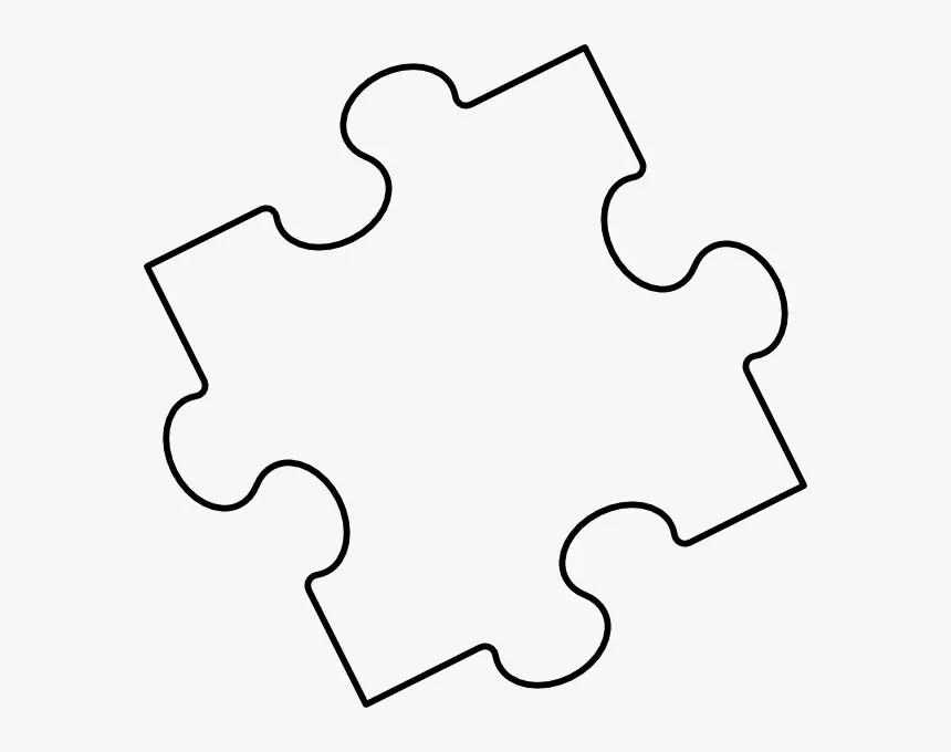 Puzzle Piece Template Printable