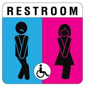 Printable Unisex Restroom Signs