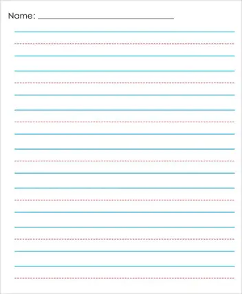 30 useful printable lined paper kitty baby love