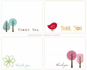 Thanksgiving Note Card Template