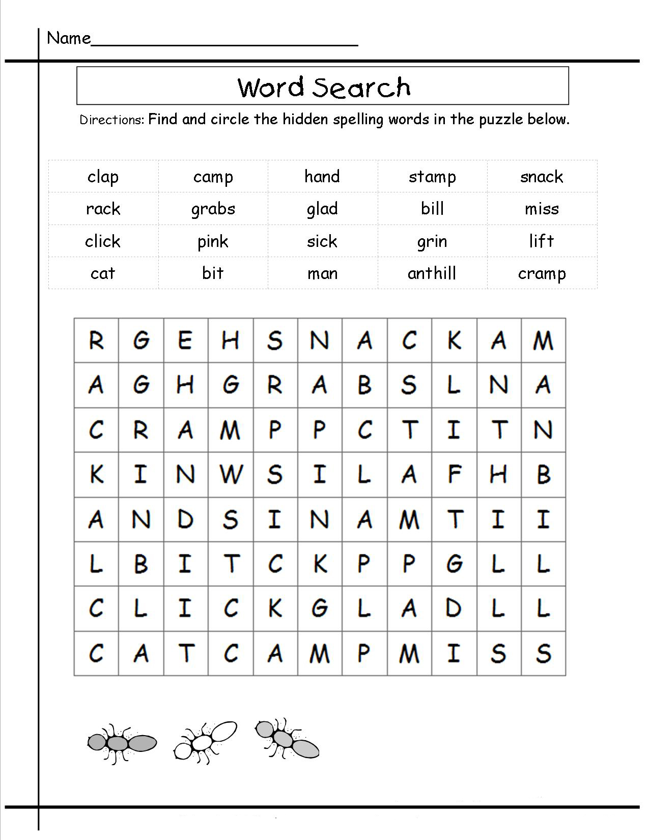 Printable 3rd Grade Word Search Cool2bkids 34 Words Vocabulary 3rd Grade Reading Worksheets 