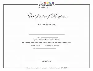 Baptism Certificate Pictures