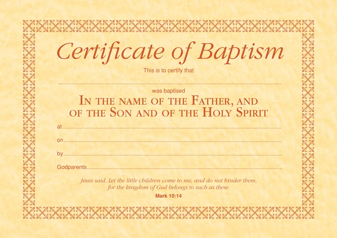 18 Blank Baptism Certificates Kitty Baby Love