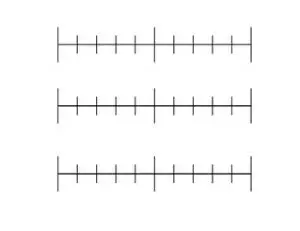 Blank Number Line to 10