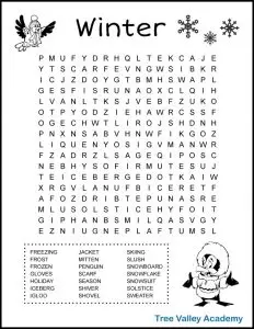 Fifth Grade Word Search Puzzles