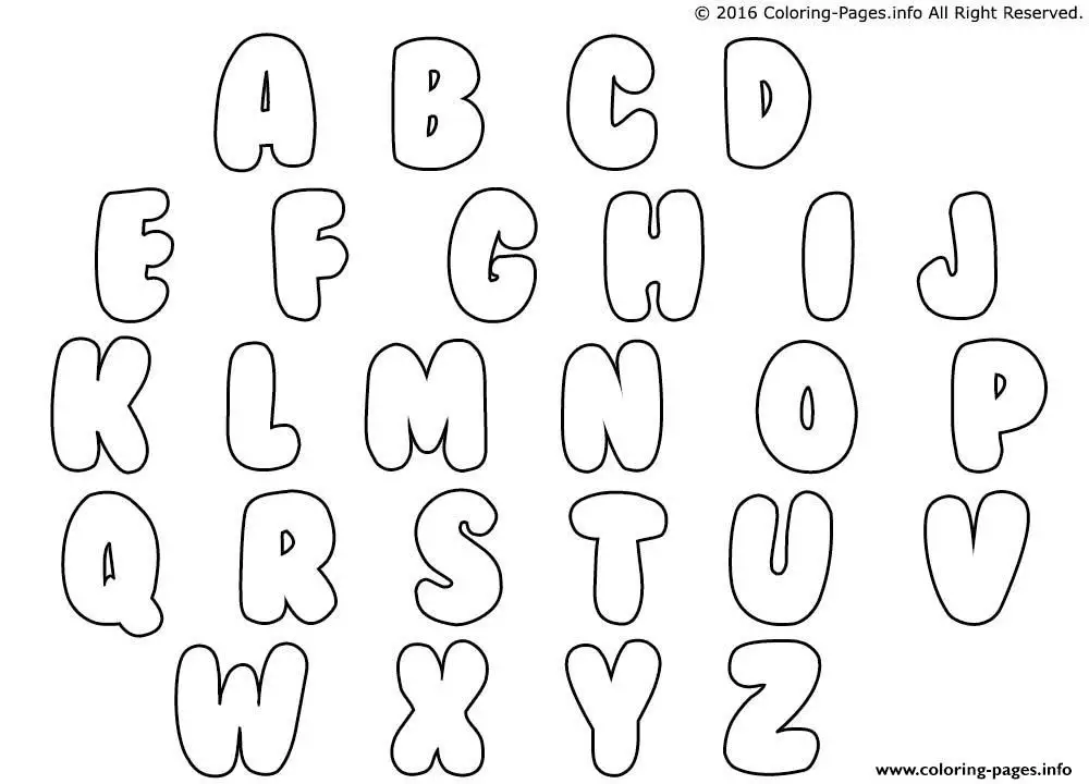 20 Cute Printable Bubble Letters Kitty Baby Love