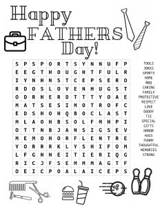 12 lovely fathers day word search puzzles kitty baby love