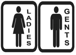 Ladies and Gents Toilet Signs Printable