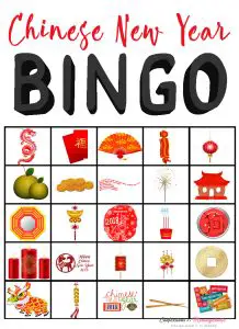 New Years Bingo Game Template