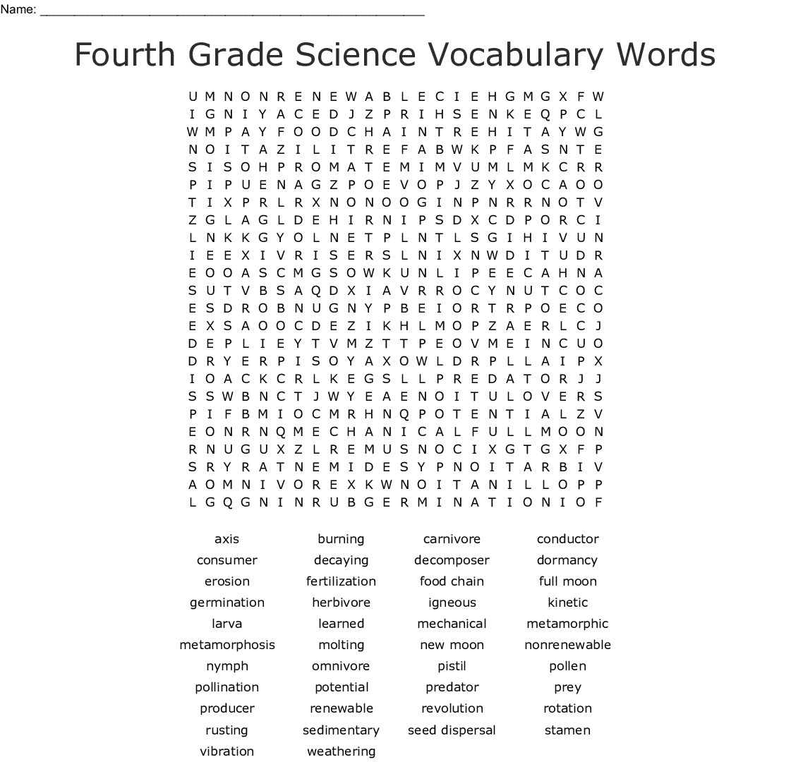 26 fun yet educative 4th grade word searches kittybabylovecom