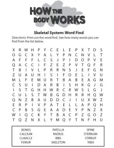 Working Out Word Search
