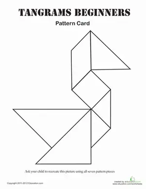 Difficult Tangram Puzzles Printable