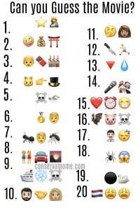 Emoji Puzzles Movies