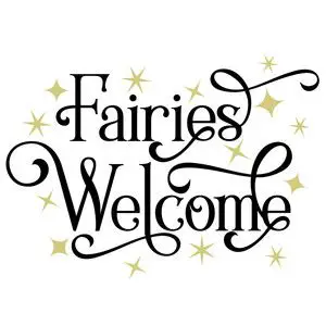 Fairies Welcome Sign Printable