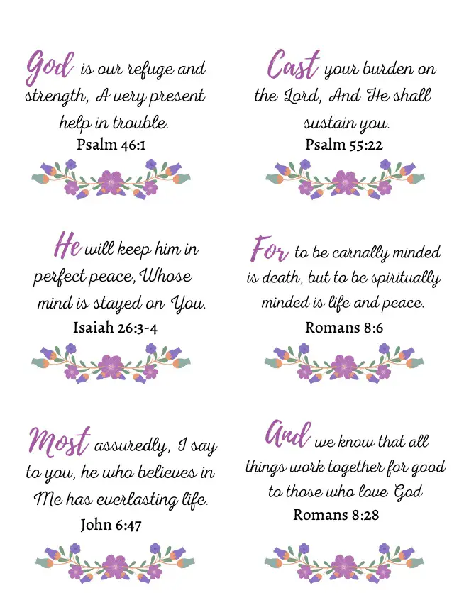 12 Printable Bible Verses For All Prayerful Souls Kitty Baby Love