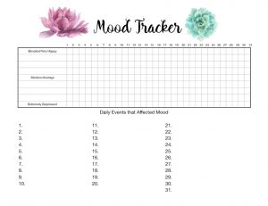 Free Printable Mood Tracker