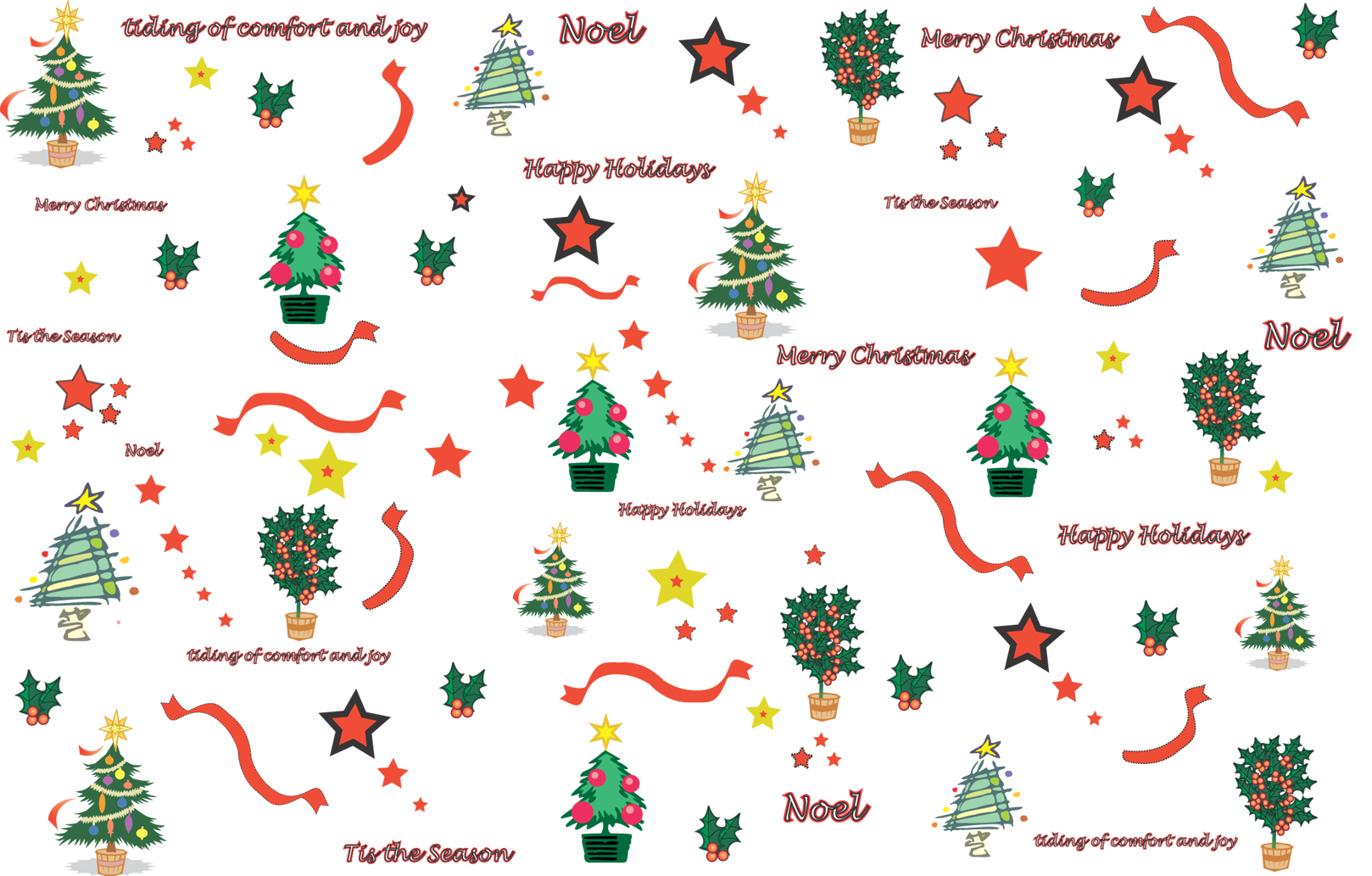 Kitty Baby Love Printable Wrapping Paper