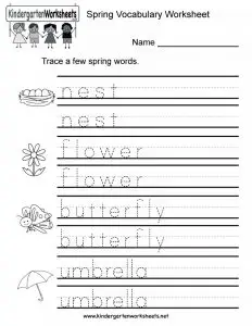 Name Tracing Worksheets for Preschool