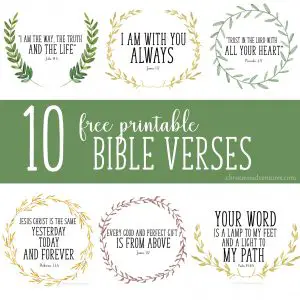 Printable Bible Verses