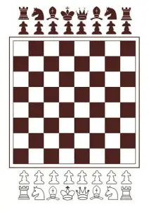 Printable Chess Board Print