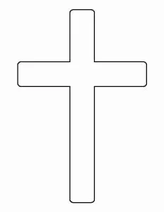 Printable Cross Pattern