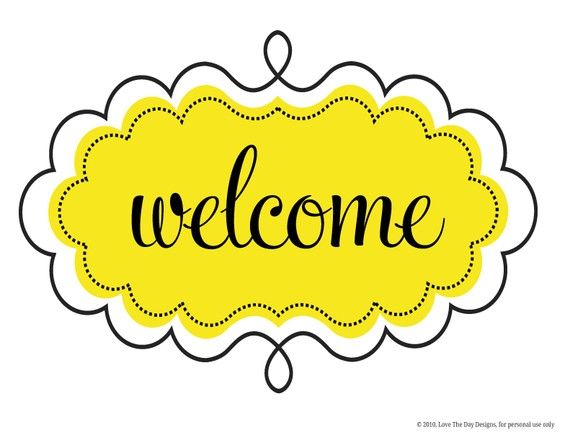 16 Noticeable Printable Welcome Signs - Kitty Baby Love