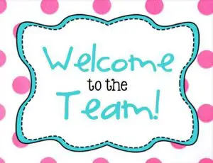 Printable Welcome to the Team Sign