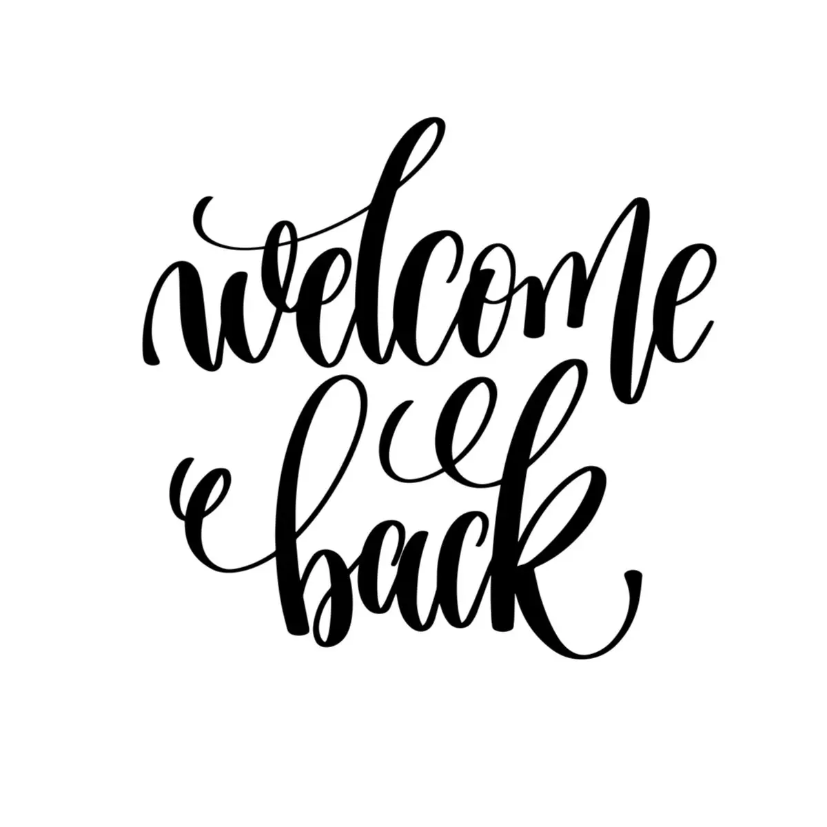 Cute Welcome Back Sign