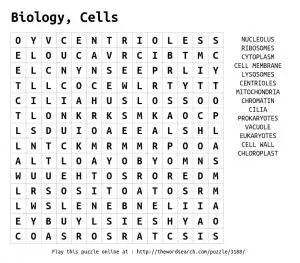 Cell-Word-Search
