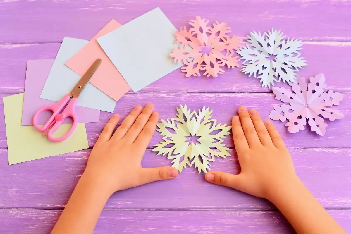 How To Make A Paper Snowflake For Kids
