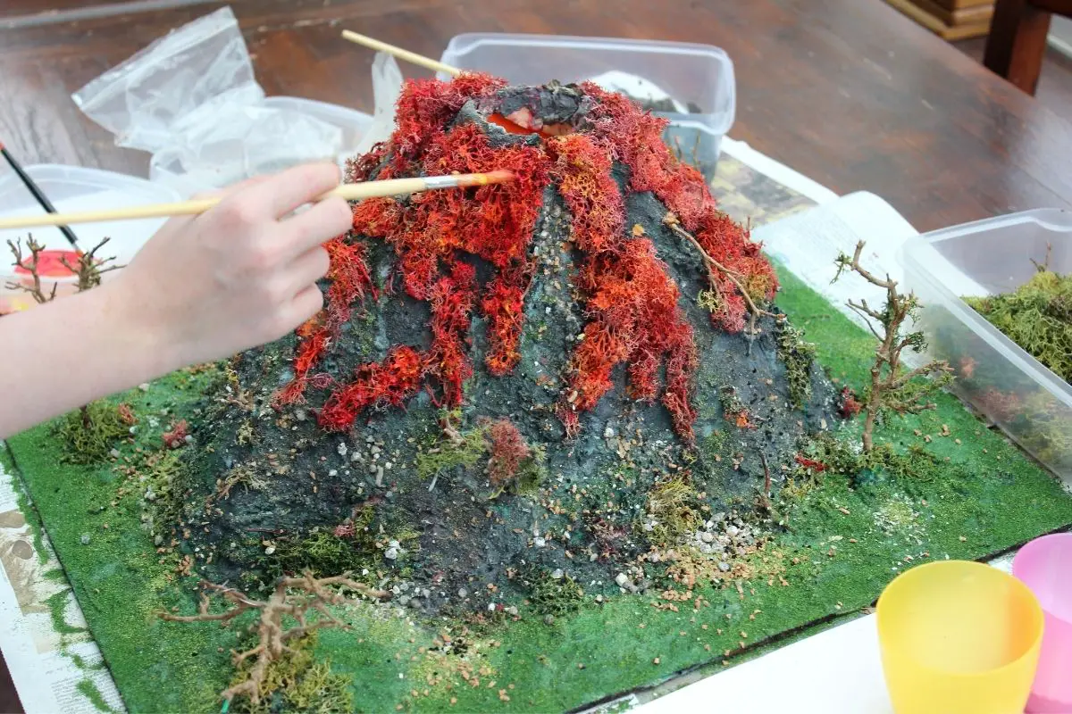 How To Make A Volcano For Kids