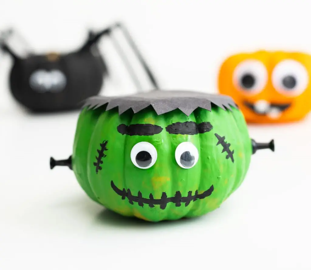 10 Easy Frankenstein Pumpkins