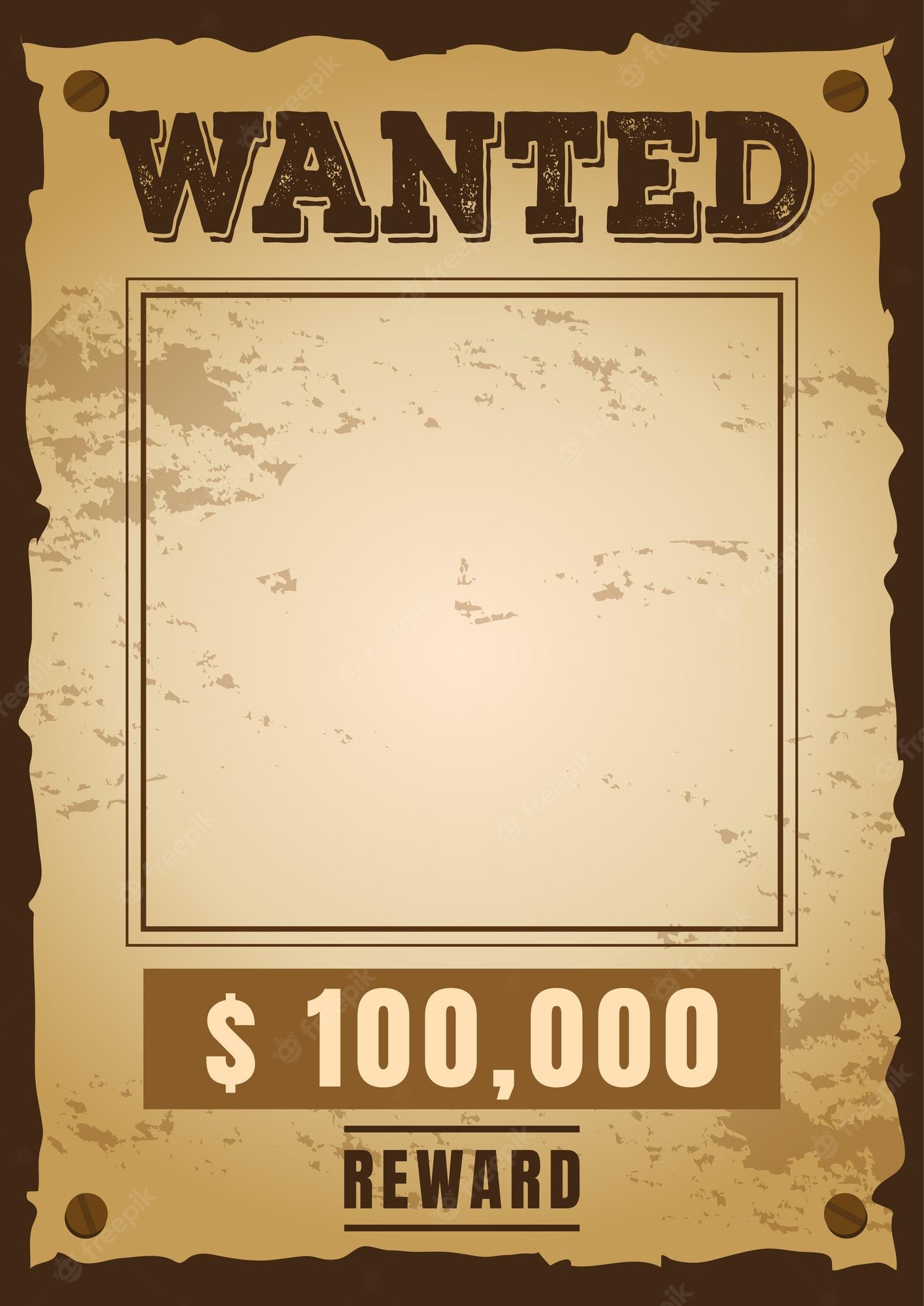 wanted poster template photoshop download