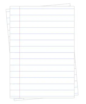 Large Lined Paper Printable Paper for Kids