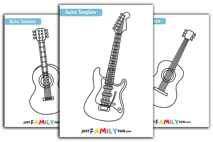 Printable Guitar Templates